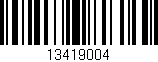 Código de barras (EAN, GTIN, SKU, ISBN): '13419004'