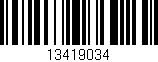 Código de barras (EAN, GTIN, SKU, ISBN): '13419034'