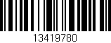 Código de barras (EAN, GTIN, SKU, ISBN): '13419780'
