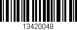 Código de barras (EAN, GTIN, SKU, ISBN): '13420048'