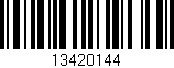 Código de barras (EAN, GTIN, SKU, ISBN): '13420144'