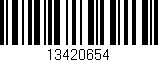Código de barras (EAN, GTIN, SKU, ISBN): '13420654'