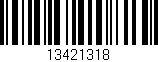 Código de barras (EAN, GTIN, SKU, ISBN): '13421318'