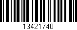 Código de barras (EAN, GTIN, SKU, ISBN): '13421740'