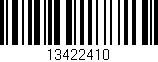 Código de barras (EAN, GTIN, SKU, ISBN): '13422410'