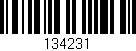 Código de barras (EAN, GTIN, SKU, ISBN): '134231'