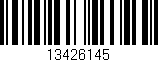 Código de barras (EAN, GTIN, SKU, ISBN): '13426145'