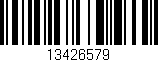 Código de barras (EAN, GTIN, SKU, ISBN): '13426579'