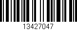 Código de barras (EAN, GTIN, SKU, ISBN): '13427047'