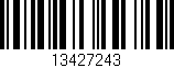 Código de barras (EAN, GTIN, SKU, ISBN): '13427243'
