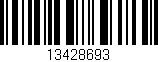 Código de barras (EAN, GTIN, SKU, ISBN): '13428693'