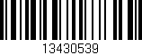 Código de barras (EAN, GTIN, SKU, ISBN): '13430539'