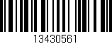 Código de barras (EAN, GTIN, SKU, ISBN): '13430561'
