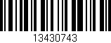 Código de barras (EAN, GTIN, SKU, ISBN): '13430743'