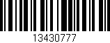 Código de barras (EAN, GTIN, SKU, ISBN): '13430777'