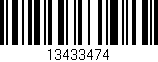 Código de barras (EAN, GTIN, SKU, ISBN): '13433474'