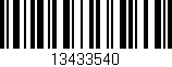 Código de barras (EAN, GTIN, SKU, ISBN): '13433540'