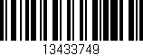 Código de barras (EAN, GTIN, SKU, ISBN): '13433749'