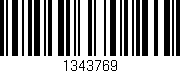 Código de barras (EAN, GTIN, SKU, ISBN): '1343769'