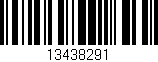 Código de barras (EAN, GTIN, SKU, ISBN): '13438291'