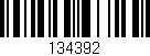 Código de barras (EAN, GTIN, SKU, ISBN): '134392'