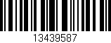 Código de barras (EAN, GTIN, SKU, ISBN): '13439587'