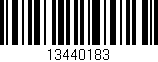 Código de barras (EAN, GTIN, SKU, ISBN): '13440183'