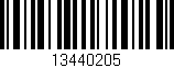Código de barras (EAN, GTIN, SKU, ISBN): '13440205'