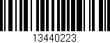 Código de barras (EAN, GTIN, SKU, ISBN): '13440223'