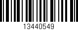Código de barras (EAN, GTIN, SKU, ISBN): '13440549'