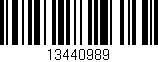 Código de barras (EAN, GTIN, SKU, ISBN): '13440989'