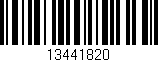 Código de barras (EAN, GTIN, SKU, ISBN): '13441820'