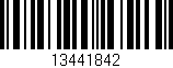 Código de barras (EAN, GTIN, SKU, ISBN): '13441842'