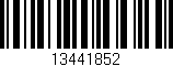 Código de barras (EAN, GTIN, SKU, ISBN): '13441852'