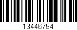 Código de barras (EAN, GTIN, SKU, ISBN): '13446794'