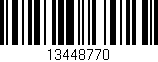 Código de barras (EAN, GTIN, SKU, ISBN): '13448770'