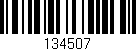 Código de barras (EAN, GTIN, SKU, ISBN): '134507'