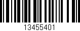 Código de barras (EAN, GTIN, SKU, ISBN): '13455401'