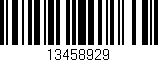 Código de barras (EAN, GTIN, SKU, ISBN): '13458929'