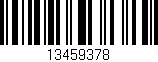 Código de barras (EAN, GTIN, SKU, ISBN): '13459378'