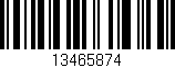 Código de barras (EAN, GTIN, SKU, ISBN): '13465874'
