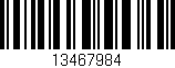 Código de barras (EAN, GTIN, SKU, ISBN): '13467984'
