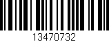 Código de barras (EAN, GTIN, SKU, ISBN): '13470732'