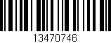 Código de barras (EAN, GTIN, SKU, ISBN): '13470746'
