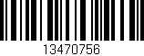 Código de barras (EAN, GTIN, SKU, ISBN): '13470756'