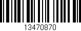 Código de barras (EAN, GTIN, SKU, ISBN): '13470870'