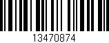 Código de barras (EAN, GTIN, SKU, ISBN): '13470874'