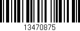 Código de barras (EAN, GTIN, SKU, ISBN): '13470875'