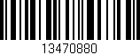 Código de barras (EAN, GTIN, SKU, ISBN): '13470880'