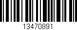 Código de barras (EAN, GTIN, SKU, ISBN): '13470891'